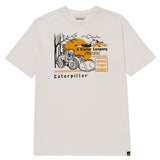 Polera Manga Corta Casual Hombre EQUIPMENT GRAPHIC TEE  Blanca Cat