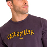 Polera Manga Corta Casual Hombre HERITAGE 1925 GRAPHIC TEE Carbón Cat