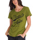 Polera Manga Corta Casual Mujer CREW EVERYDAY GRAPHIC TEE Verde Cat