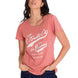 Polera Manga Corta Casual Mujer CREW EVERYDAY GRAPHIC TEE Rosada Cat