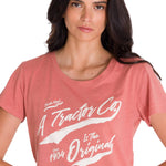 Polera Manga Corta Casual Mujer CREW EVERYDAY GRAPHIC TEE Rosada Cat