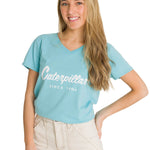 Polera Manga Corta Mujer Since 1904 Celeste CAT