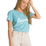 Polera Manga Corta Mujer Since 1904 Celeste CAT