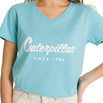 Polera Manga Corta Mujer Since 1904 Celeste CAT