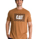 Polera Manga Corta Hombre Everyday Workwear Café CAT