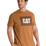 Polera Manga Corta Hombre Everyday Workwear Café CAT