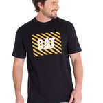 Polera Manga Corta Hombre EVERYDAY WORKWEAR GRAPHIC TEE Negra Cat