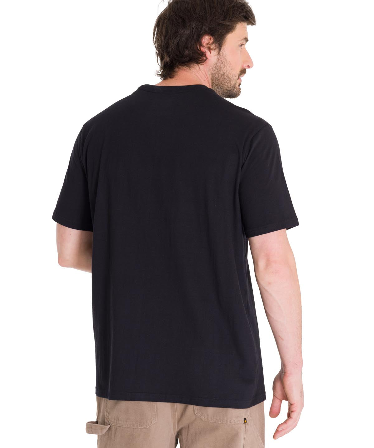 Polera Manga Corta Hombre EVERYDAY WORKWEAR GRAPHIC TEE Negra Cat