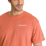 Polera Casual Hombre Heavyweight Relaxed Terracota CAT