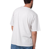 Polera Manga Corta Hombre Heavyweight Relaxed Blanco Cat