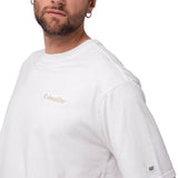 Polera Manga Corta Hombre Heavyweight Relaxed Blanco Cat
