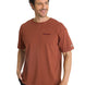Polera Casual Hombre Heavyweight Relaxed Ladrillo CAT