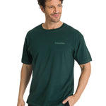 Polera Casual Hombre Heavyweight Relaxed Verde CAT