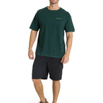 Polera Casual Hombre Heavyweight Relaxed Verde CAT