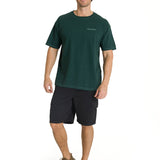 Polera Casual Hombre Heavyweight Relaxed Verde CAT