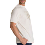Polera Manga Corta Hombre Heritage Tractor Beige CAT