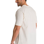 Polera Manga Corta Hombre Heritage Tractor Beige CAT