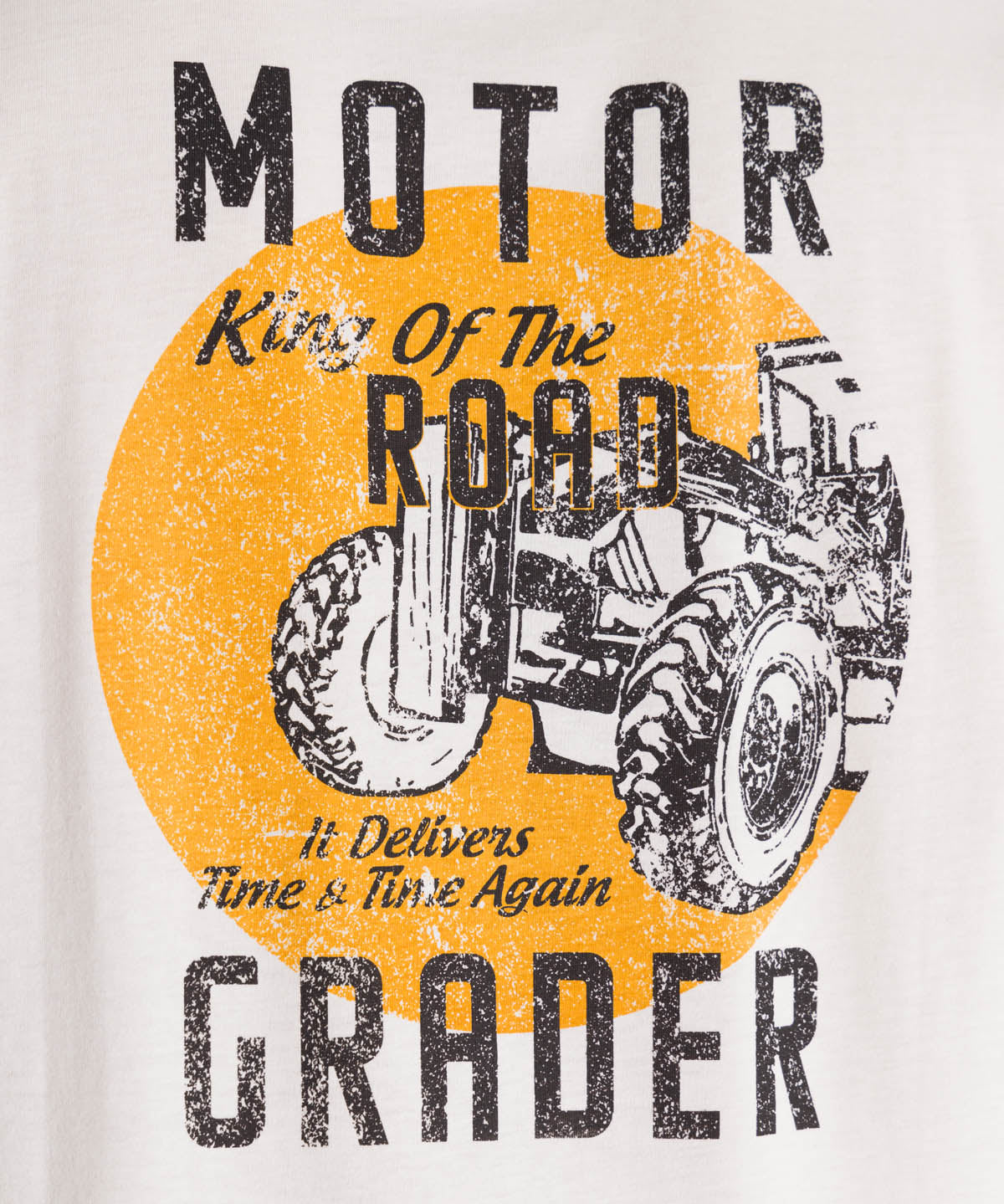 Polera Casual Hombre Heritage Motor Grader Beige CAT