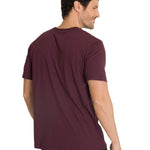Polera Manga Corta Hombre Caterpillar Puff Morado CAT