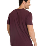 Polera Manga Corta Hombre Caterpillar Puff Morado CAT