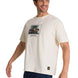 Polera Manga Corta Hombre Relaxed Innovation Blanco CAT