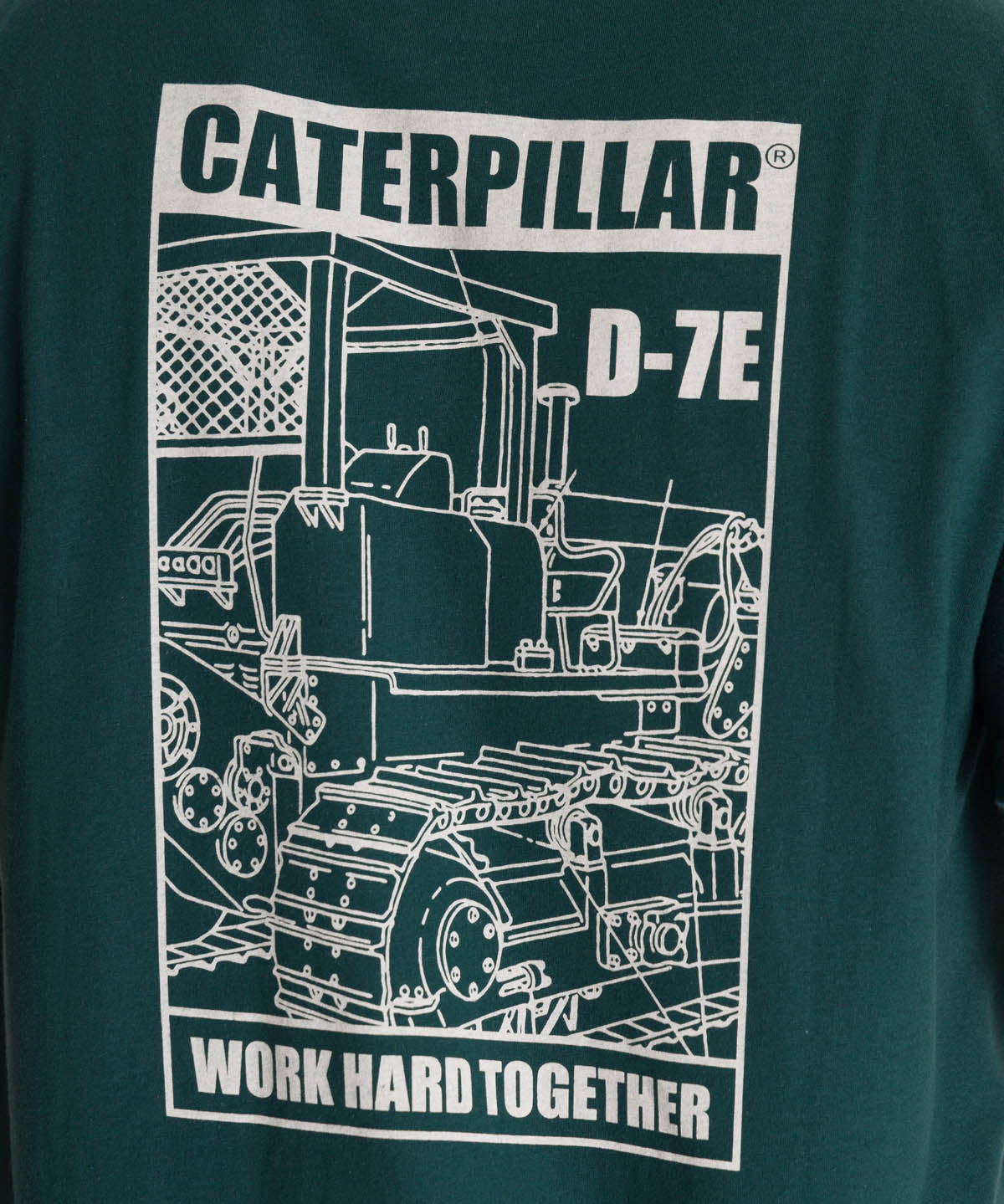 Polera Manga Corta Hombre Heritage Diseño Petroleo CAT