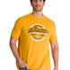 Polera Manga Corta Hombre Original Tractor Amarillo CAT