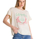 Polera Manga Corta Mujer Diseño Crema CAT