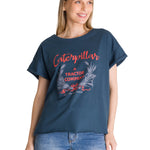 Polera Manga Corta Mujer Diseño Petroleo CAT