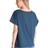 Polera Manga Corta Mujer Diseño Petroleo CAT