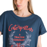 Polera Manga Corta Mujer Diseño Petroleo CAT
