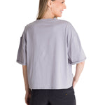 Polera Manga Corta Oversize Mujer Diseño Lila CAT