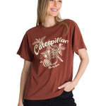 Polera Manga Corta Mujer Diseño Ladrillo CAT