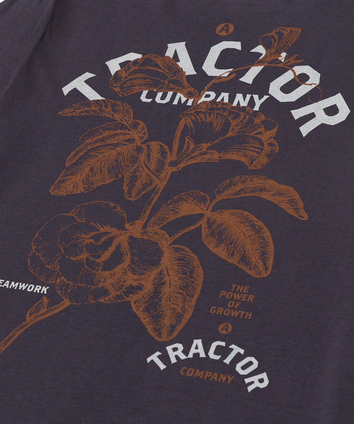 POLERA MANGA CORTA MUJER TRACTOR CO BACK GRAP GRIS
