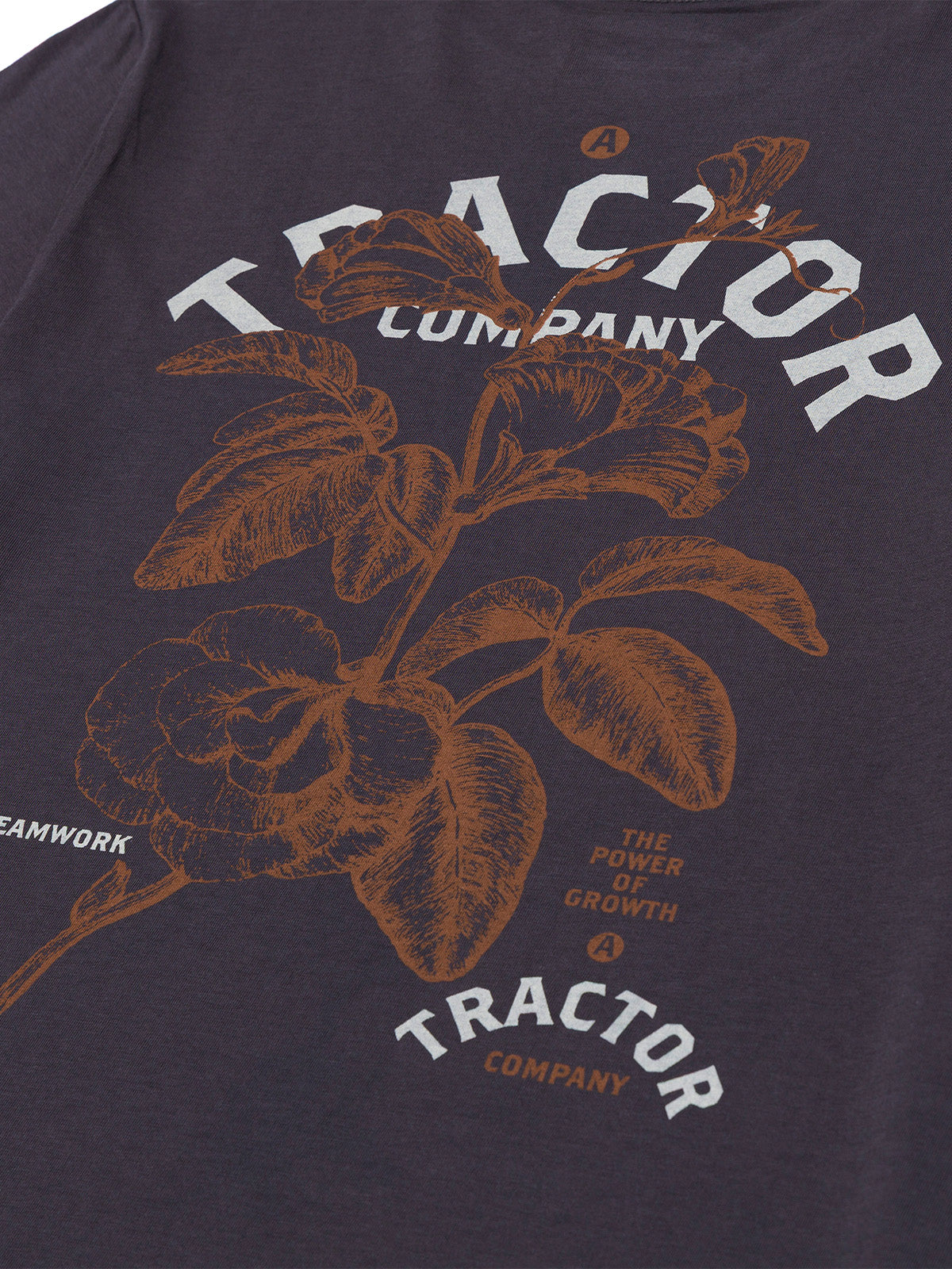 POLERA MANGA CORTA MUJER TRACTOR CO BACK GRAP GRIS