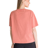 Polera Manga Corta Boxy Mujer Bordato CAT Rosa CAT