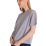 Polera Manga Corta Boxy Mujer Bordato CAT Lila CAT