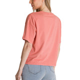 Polera Manga Corta Boxy Mujer Bordato CAT Negra CAT