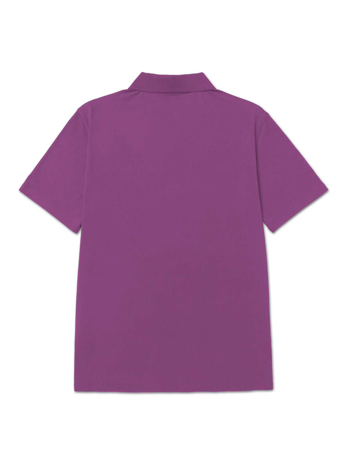 Polera Manga Corta Hombre Cat Logo Pique Morado