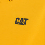 Polera Manga Corta Hombre Cat Logo Pique Amarillo