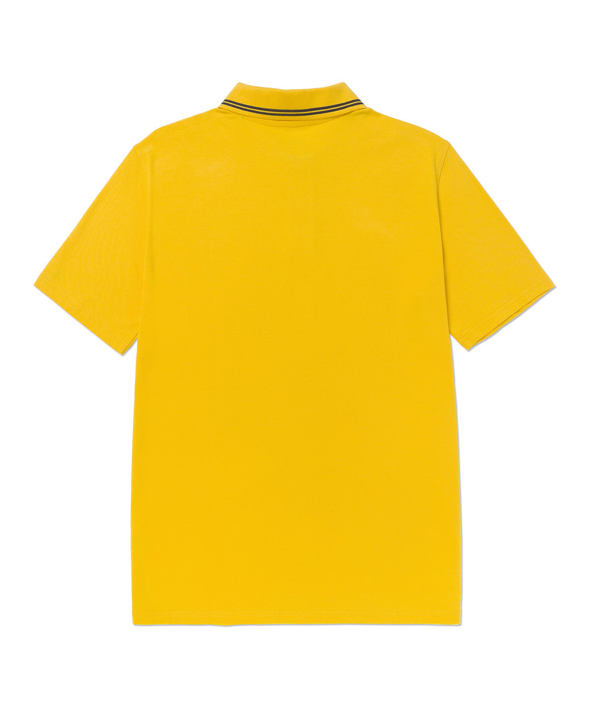 Polera Manga Corta Hombre Cat Logo Pique Amarillo