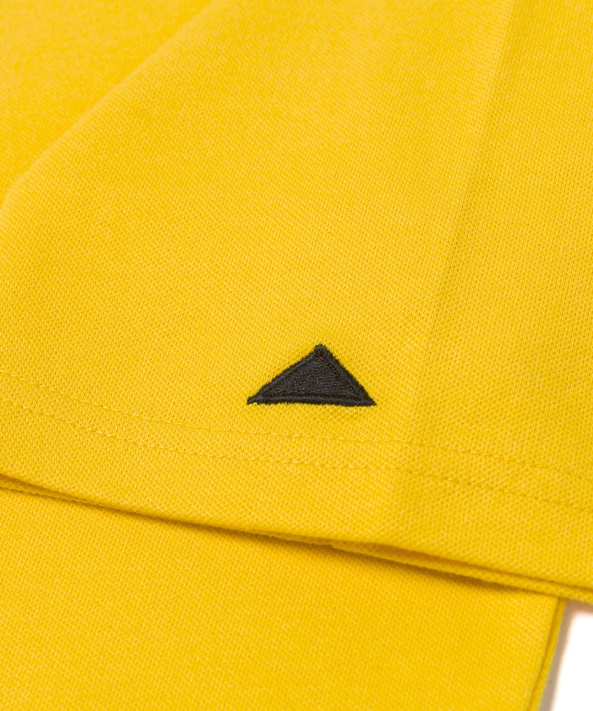 Polera Manga Corta Hombre Cat Logo Pique Amarillo
