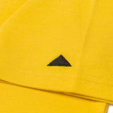 Polera Manga Corta Hombre Cat Logo Pique Amarillo