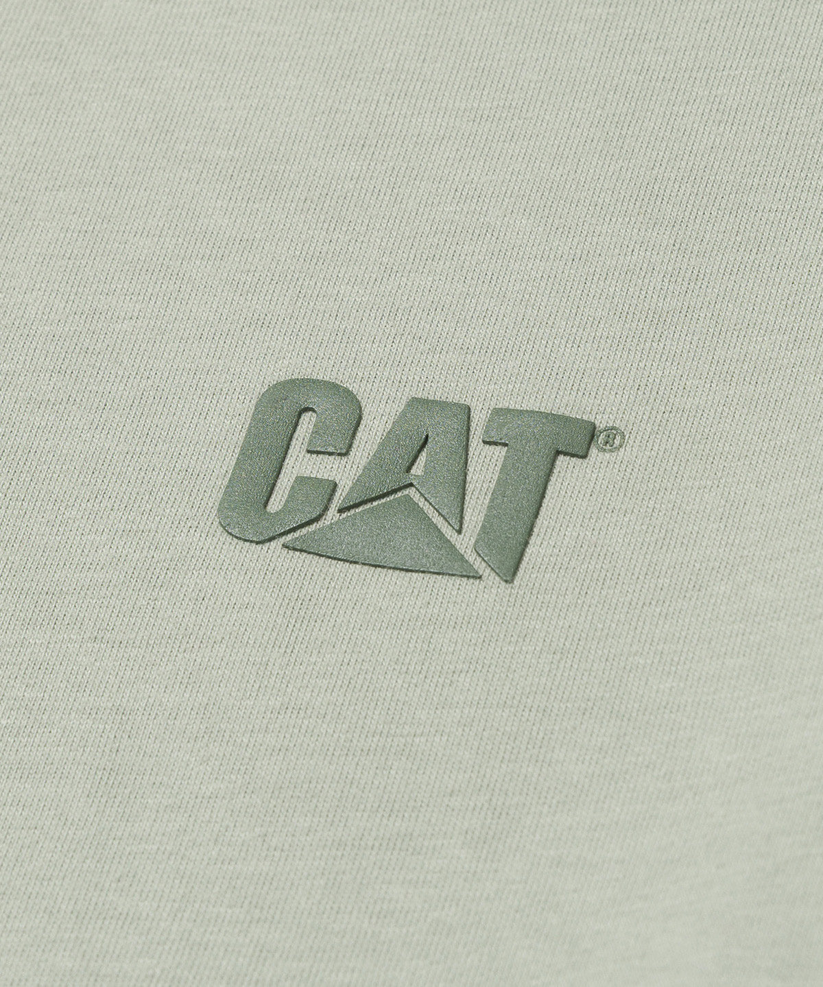 Polera Manga Corta Hombre Cat Logo Pique Verde