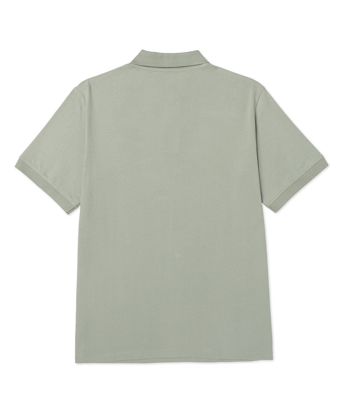 Polera Manga Corta Hombre Cat Logo Pique Verde