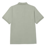 Polera Manga Corta Hombre Cat Logo Pique Verde