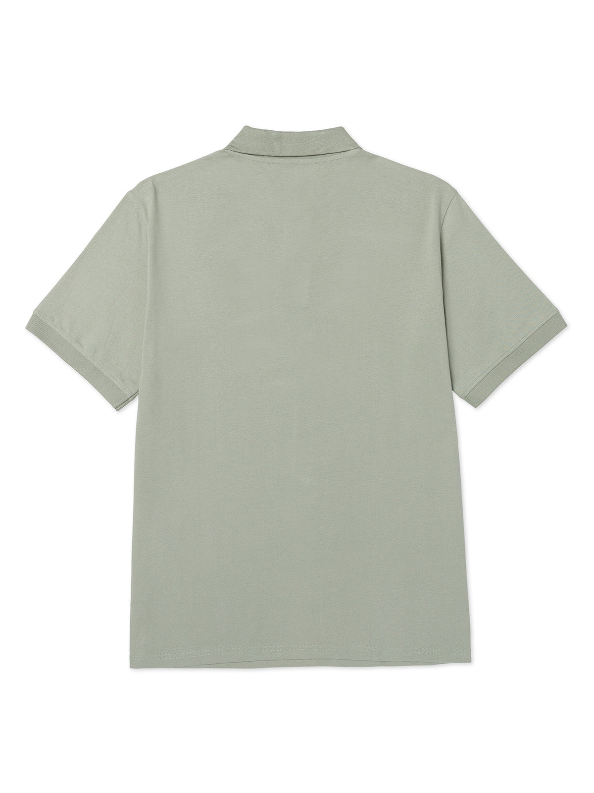 Polera Manga Corta Hombre Cat Logo Pique Verde