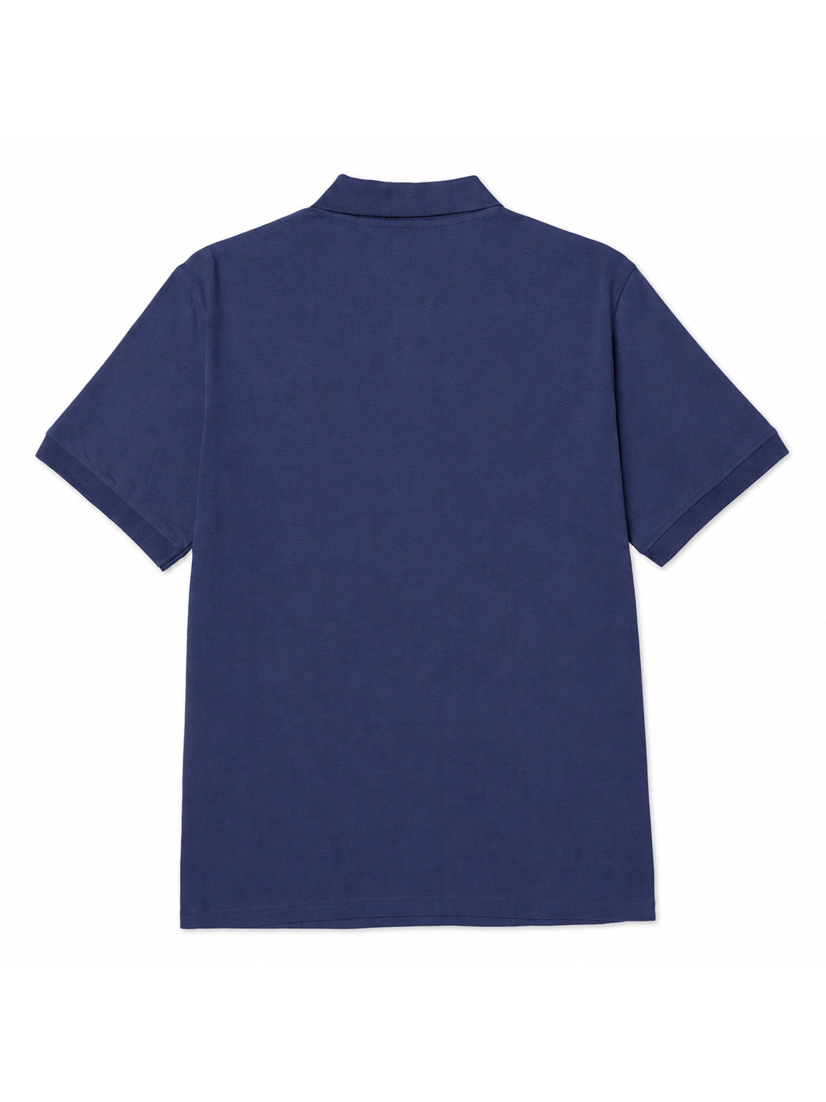 Polera Manga Corta Hombre Cat Logo Pique Azul