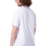 Polera Manga Corta Hombre Cat Logo Jersey  Blanco