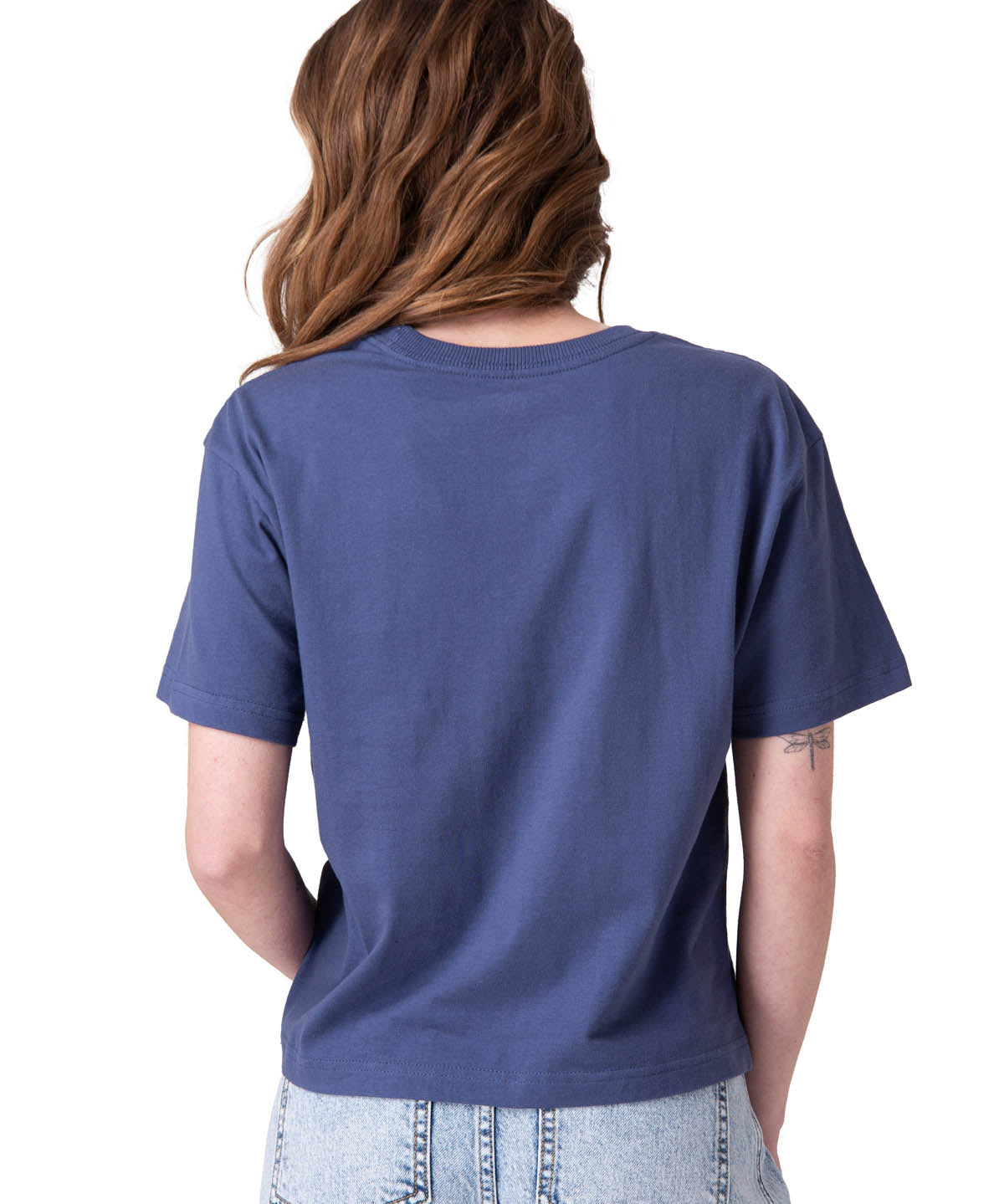 Polera Manga Corta Hombre Slub Knit Fashion Azul
